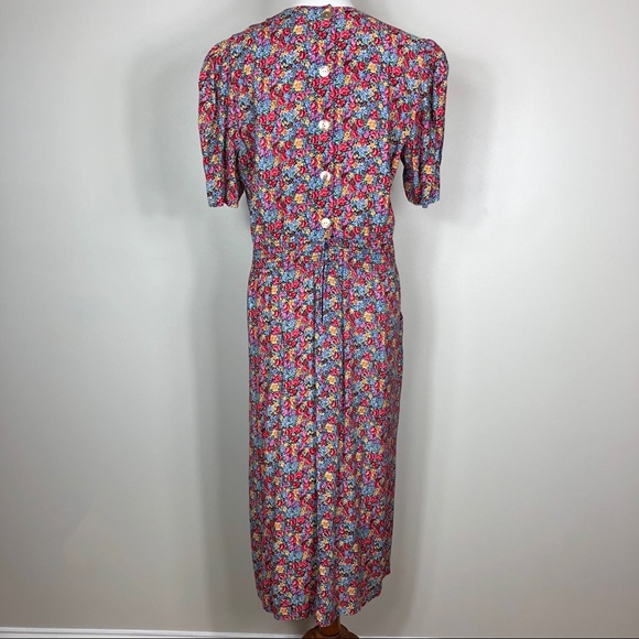 Vintage Karin Stevens Blossom Prairie Dress - Picture 8 of 13